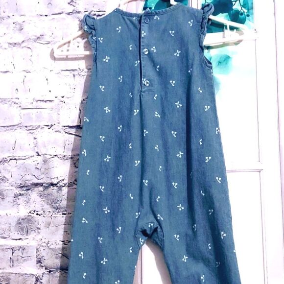 CARTER'S KIDS COTTON SNAP CROTCH JUMPER (HAS SMALL HOLE) - Picture 10 of 11